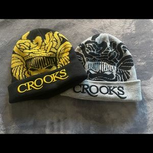 Crooks & castles beanie bundle